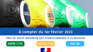 Prix de vente maximum des hydrocarbures février 2023