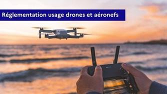 Usage drones aéronefs